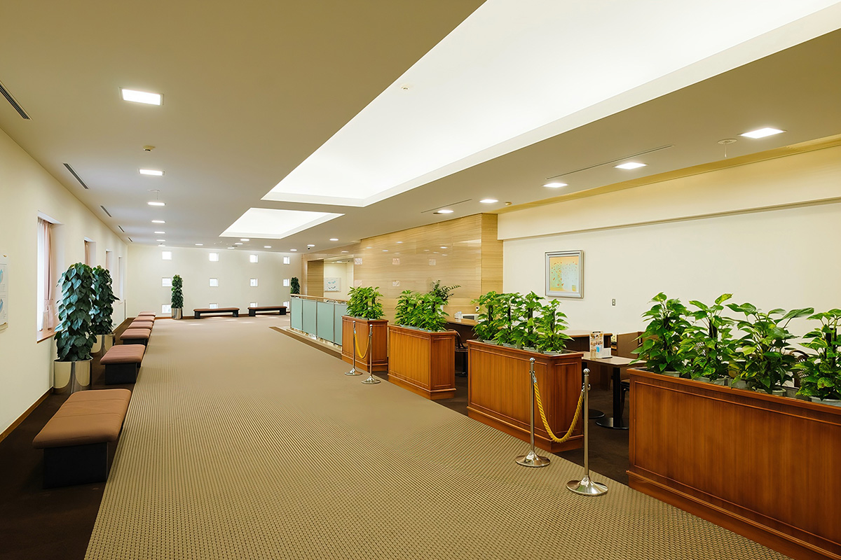 堀ノ内斎場の館内